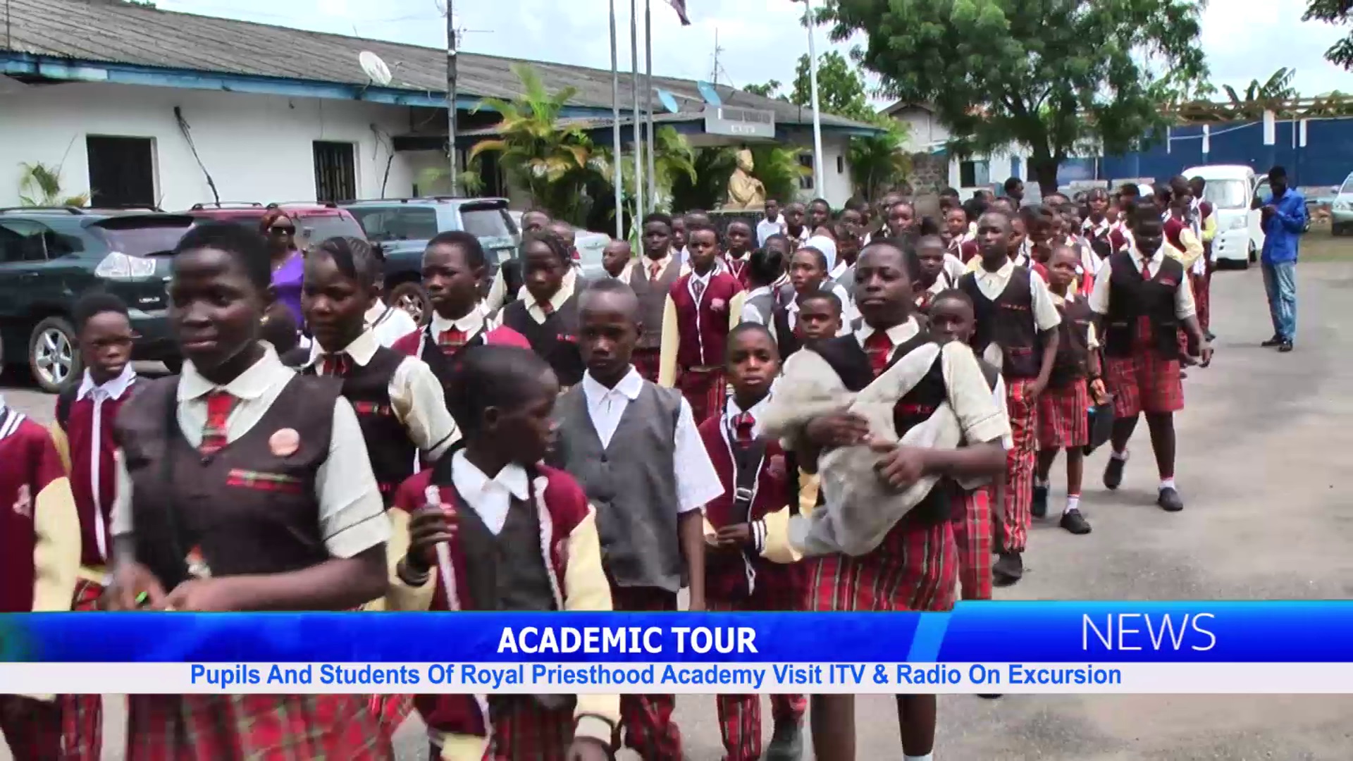 Pupils And Students Of Royal Priesthood Academy Visit ITV & Radio On Excursion