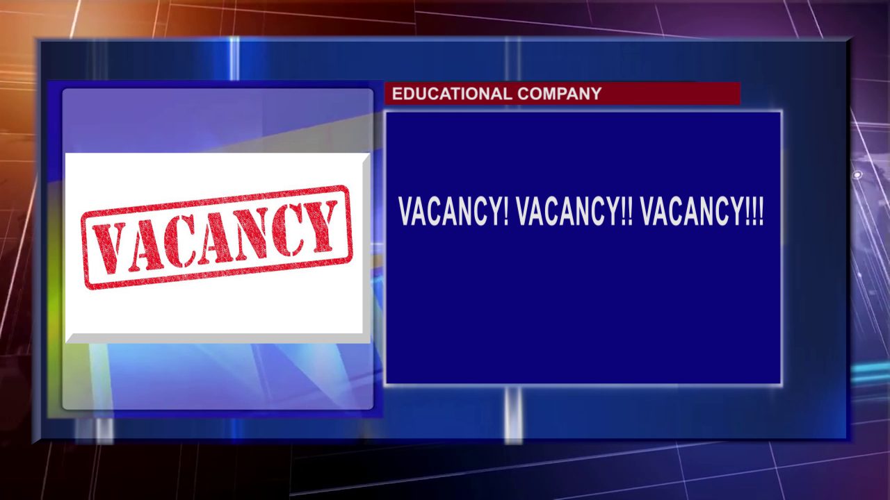 Vacancy! For The Position Of Principal Secretary, Hostel Matron, graphic designers, Legal Secretaries, Science Teachers (Biology, Physics and Chemistry), English Teacher, and Mathematics Teacher