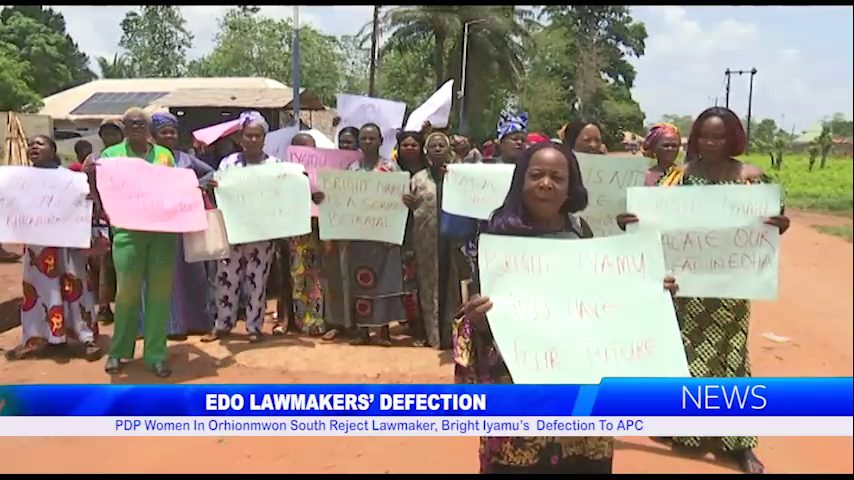 EDO LAWMAKERS’ DEFECTION: PDP Women In Orhionmwon South Reject Lawmaker, Bright Iyamu’s Defection To APC